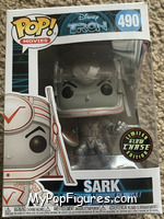 Sark (Glow in the Dark) (Metallic) (Chase) from Tron - Pop! Vinyl Figures manufactured by Funko [Front]