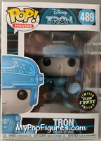 Tron (Glow in the Dark) (Metallic) (Chase) from Tron - Pop! Vinyl Figures manufactured by Funko [Front]