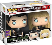 Black Lodge Cooper / Black Lodge Laura from Twin Peaks - Pop! Sets manufactured by Funko [Front]