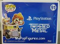 Sweet Tooth & Ice Cream Truck from Twisted Metal - Pop! Rides manufactured by Funko [Back]