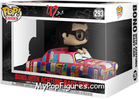 Bono with Achtung Baby Car from U2 - Pop! Rides manufactured by Funko [Front]