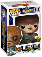 Wolf Man (Flocked) from Universal Monsters - Pop! Vinyl Figures manufactured by Funko [Front]