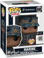 Marine (Female / Brown) from U.S. Marines - Pop! Vinyl Figures manufactured by Funko [Front]