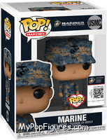 Marine (Female / Tan) from U.S. Marines - Pop! Vinyl Figures manufactured by Funko [Front]