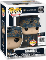 Marine (Female / White) from U.S. Marines - Pop! Vinyl Figures manufactured by Funko [Front]