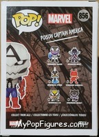 Captain America (Poison) from Venom - Pop! Vinyl Figures manufactured by Funko [Back]