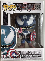 Captain America (Venomized) from Venom - Pop! Vinyl Figures manufactured by Funko [Front]