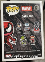 Carnage (Tendrils) from Venom - Pop! Vinyl Figures manufactured by Funko [Back]