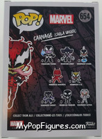 Carnage (Carla Unger) from Venom - Pop! Vinyl Figures manufactured by Funko [Back]