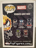 Ghost Rider (Venomized) from Venom - Pop! Vinyl Figures manufactured by Funko [Back]