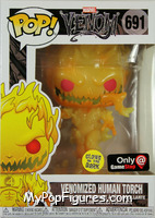 Human Torch (Venomized) (Glows in the Dark) from Venom - Pop! Vinyl Figures manufactured by Funko [Front]