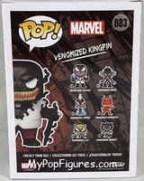 Kingpin (Venomized) from Venom - Pop! Vinyl Figures manufactured by Funko [Back]