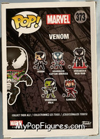 Venom (Leaping) from Venom - Pop! Vinyl Figures manufactured by Funko [Back]