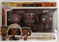 Michonne & Her Pets from Walking Dead - Pop! Sets manufactured by Funko [Front]