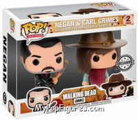 Negan & Carl Grimes from Walking Dead - Pop! Sets manufactured by Funko [Front]