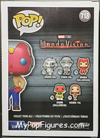 Vision (70s) from WandaVision - Pop! Vinyl Figures manufactured by Funko [Back]