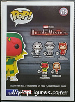 Vision (Halloween) from WandaVision - Pop! Vinyl Figures manufactured by Funko [Back]