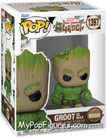 Groot as Hulk from We Are Groot - Pop! Vinyl Figures manufactured by Funko [Front]