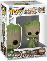 Groot as Iron Man from We Are Groot - Pop! Vinyl Figures manufactured by Funko [Front]