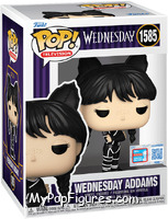 Wednesday Addams (Black Cat) from Wednesday - Pop! Vinyl Figures manufactured by Funko [Front]