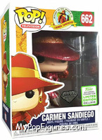 Carmen Sandiego (Diamond) from Where in the World is Carmen Sandiego - Pop! Vinyl Figures manufactured by Funko [Front]