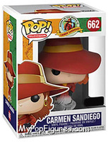 Carmen Sandiego (Fade) from Where in the World is Carmen Sandiego - Pop! Vinyl Figures manufactured by Funko [Front]