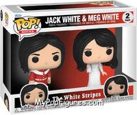 Jack White & Meg White from White Stripes - Pop! Vinyl Figures manufactured by Funko [Front]