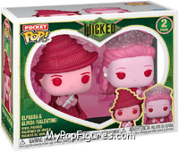 Elphaba & Glinda (Valentine) from Wicked - Pocket Pop! manufactured by Funko [Front]