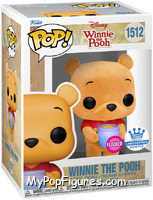 Winnie the Pooh (Honeypot) (Flocked) from Winnie the Pooh - Pop! Vinyl Figures manufactured by Funko [Front]