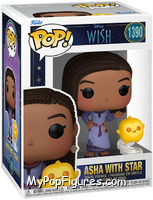 Asha with Star from Wish - Pop! Vinyl Figures manufactured by Funko [Front]