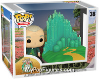 Wizard of Oz with Emerald City (Town) from Wizard of Oz - 85th Anniversary Pop! manufactured by Funko [Front]