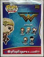 Antiope from Wonder Woman - Pop! Vinyl Figures manufactured by Funko [Back]