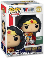 Wonder Woman (Classic with Cape) (Diamond Collection) from Wonder Woman - WW80 Pop! manufactured by Funko [Front]