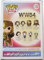 Wonder Woman (Golden Armor) from Wonder Woman - WW84 Pop! manufactured by Funko [Back]