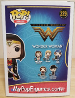 Wonder Woman (Sepia) from Wonder Woman - Pop! Vinyl Figures manufactured by Funko [Back]