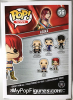 Asuka from WWE - Pop! Vinyl Figures manufactured by Funko [Back]