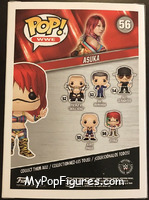 Asuka (White Mask) from WWE - Pop! Vinyl Figures manufactured by Funko [Back]