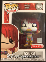 Asuka (White Mask) from WWE - Pop! Vinyl Figures manufactured by Funko [Front]