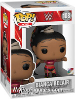 Bianca Belair (Red Outfit) from WWE - Pop! Vinyl Figures manufactured by Funko [Front]