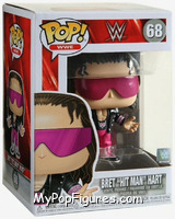 Bret Hart (Black Jacket) from WWE - Pop! Vinyl Figures manufactured by Funko [Front]