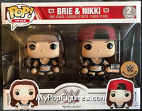 Brie / Nikki (Black) from WWE - Pop! Sets manufactured by Funko [Front]