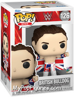 British Bulldog from WWE - Pop! Vinyl Figures manufactured by Funko [Front]