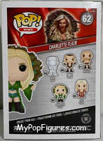 Charlotte Flair (Blue) from WWE - Pop! Vinyl Figures manufactured by Funko [Back]