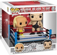 Hulk Hogan and Andre The Giant (Ring) from WWE - Pop! Sets manufactured by Funko [Front]