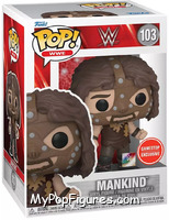 Mankind (Lunchbox Bundle) from WWE - Pop! Vinyl Figures manufactured by Funko [Front]