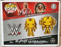 Ric / Charlotte Flair (Gold) from WWE - Pop! Sets manufactured by Funko [Back]