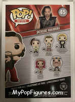 Shinsuke Nakamura from WWE - Pop! Vinyl Figures manufactured by Funko [Back]