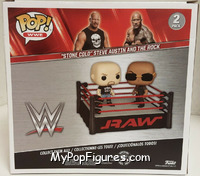 Stone Cold Steve Austin / Rock (Ring) from WWE - Pop! Sets manufactured by Funko [Back]