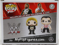 Million Dollar Man Ted DiBiase / I.R.S. from WWE - Pop! Sets manufactured by Funko [Back]