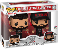 Usos: Jey Uso & Jimmy Uso from WWE - Pop! Sets manufactured by Funko [Front]